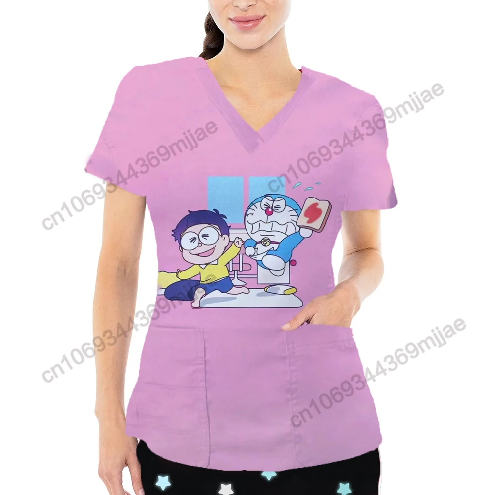 

Pocket V-Neck Comfort Y2k Graphic T Shirts Womens Clothing Women's Tee Shirt Korean Style Clothes Blouses Women Summer 2023 Yk2