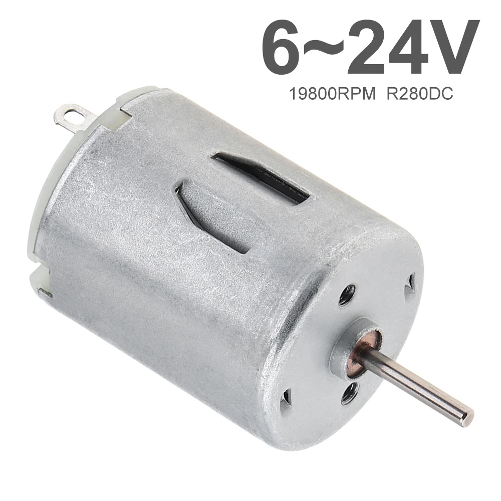 R280 RS360 R380 390 395 двигатель постоянного тока 6 в-24 в 12 В 12000-24000 об/мин Металлический Высокоскоростной микро-двигатель для игрушек «сделай сам» фен мини-вентилятор
