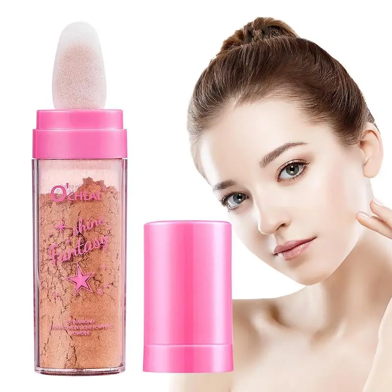 

Face Glitter Powder High Gloss Face Glitter Highlighter Powder Makeup Brightening Face Body Hair Makeup Stick Fairy Highlight