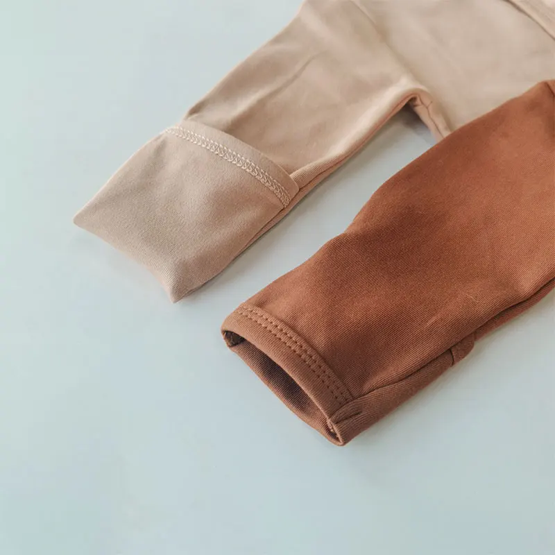 Baby Kids Cotton Jumpsuits Spring Long Sleeve Footed Rompers for Boys and Girls Autumn Newborn Infants One-piece Clothes | Детская