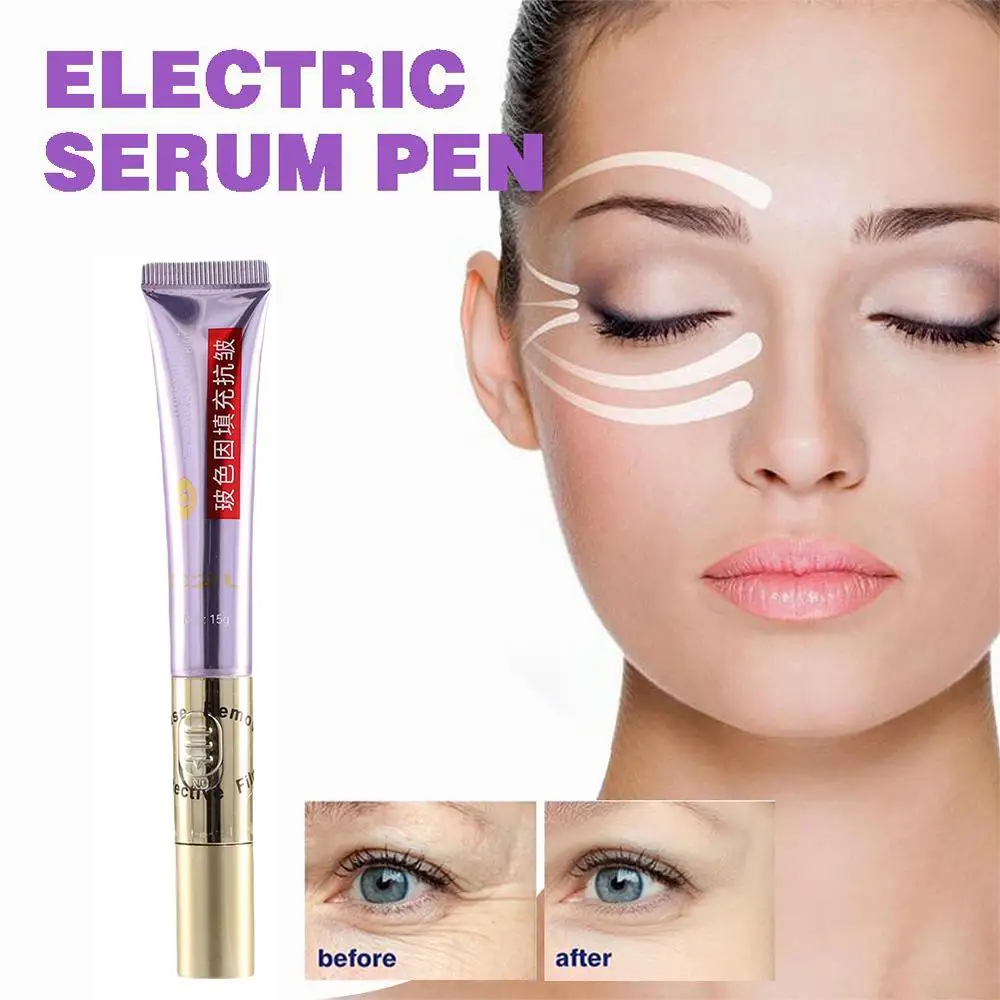 

15g Electric Serums Pen Moisturizing Anti Aging Cream Electric Serums Pen Rejuvenating Eye Cream Pen For Puffiness Eyes Red R9D0