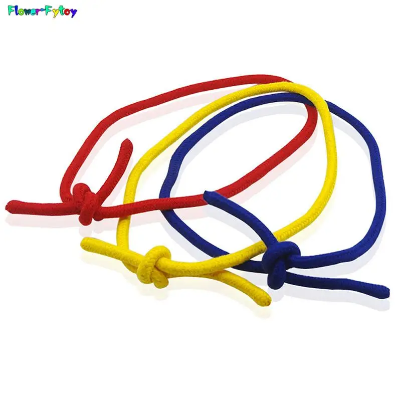 

Three Strings Linking Ropes Magic Tricks Red Yellow Blue Magic Rope Close Up Street Magic Props Illusions Gimmick Accessories