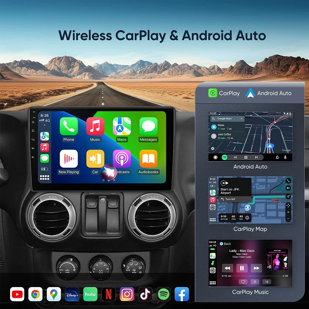 Фото 10-дюймовая система Android 15 для Maxus LDV T70 T60 MG Extender 2019-2022 Автомобильный радиоприемник Беспроводной Carplay Auto Media GPS Голосовое управление DSP №3