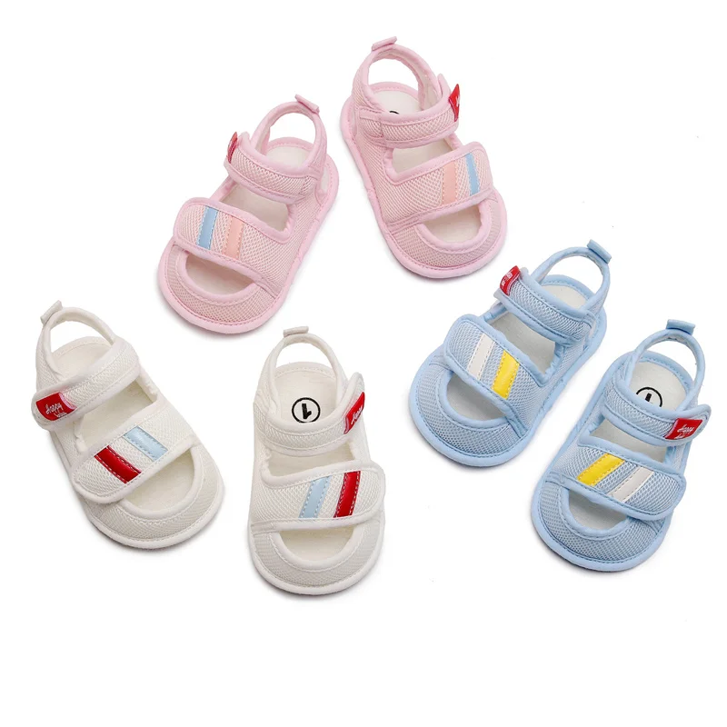 

Suefunskry Baby Boy Girl Summer Casual Sandals Prewalker Anti-slip Soft Sole Mesh Shoes for Outdoor, School, Party