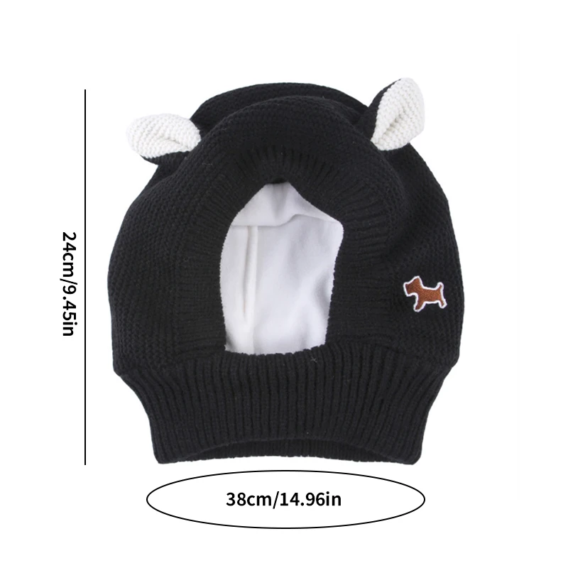 Тихие наушники для собак защита от шума домашних животных вязаная шапка