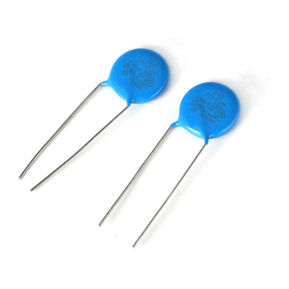 

100PCS Y1 Ceramic Capacitor 400VAC 103M 0.01uF/10nF