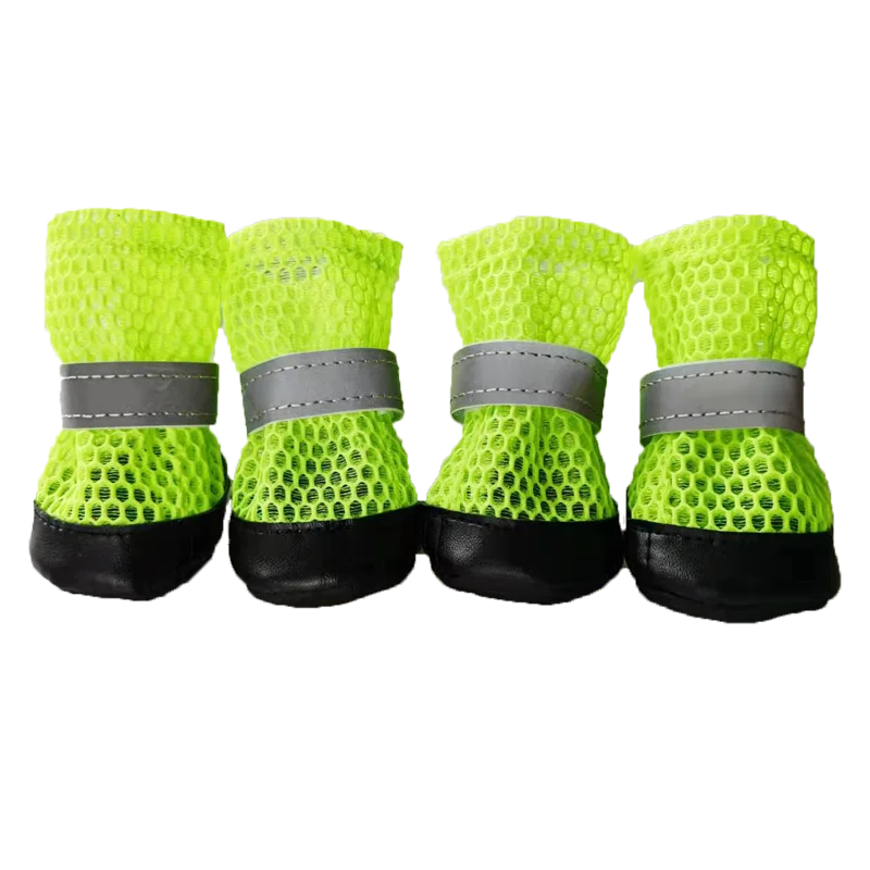 

Dog Sandals Small Dogs Shoes Summer Reflective Non Slip Resistant Dog Boots For Bichon Corgi Chihuahua York Teddy Soft-soled