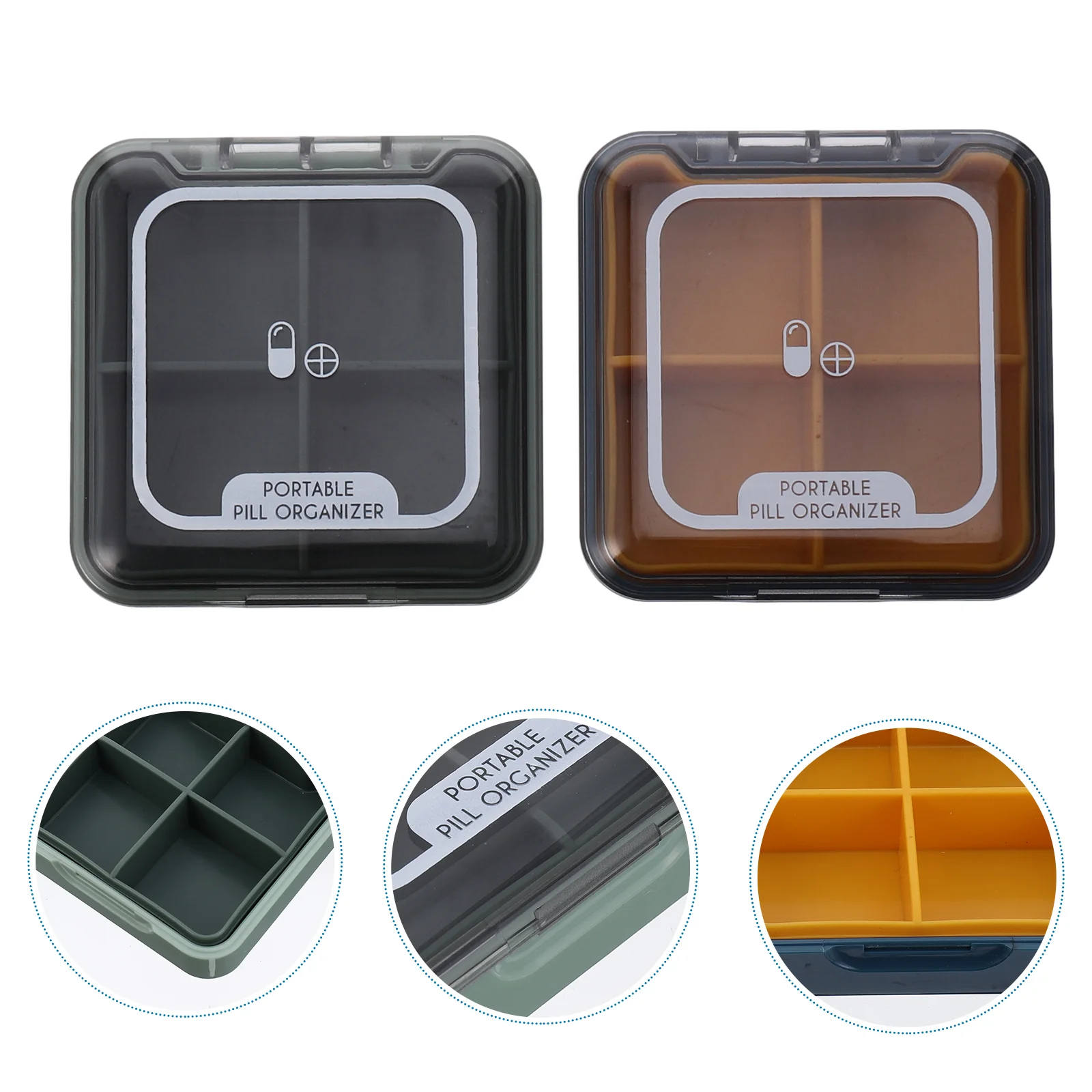 

Box Organizer Medicine Storage 7 Weekly Dispenser Day Case Pm Am Medication Holder Travel Planner Weeklypill Containers Tablet