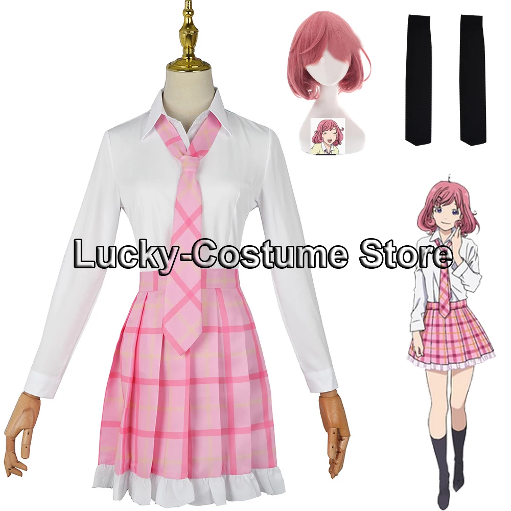 

Anime Noragami Aragoto Cosplay Ebisu Kofuku Costumes JK School Uniforms Sailor suit Halloween Costumes Wig