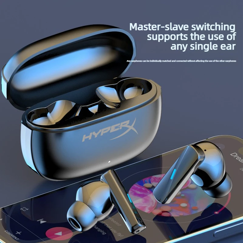 Фото Беспроводные Bluetooth-наушники HYPERX mate-50 TWS с шумоподавлением и микрофоном. №4