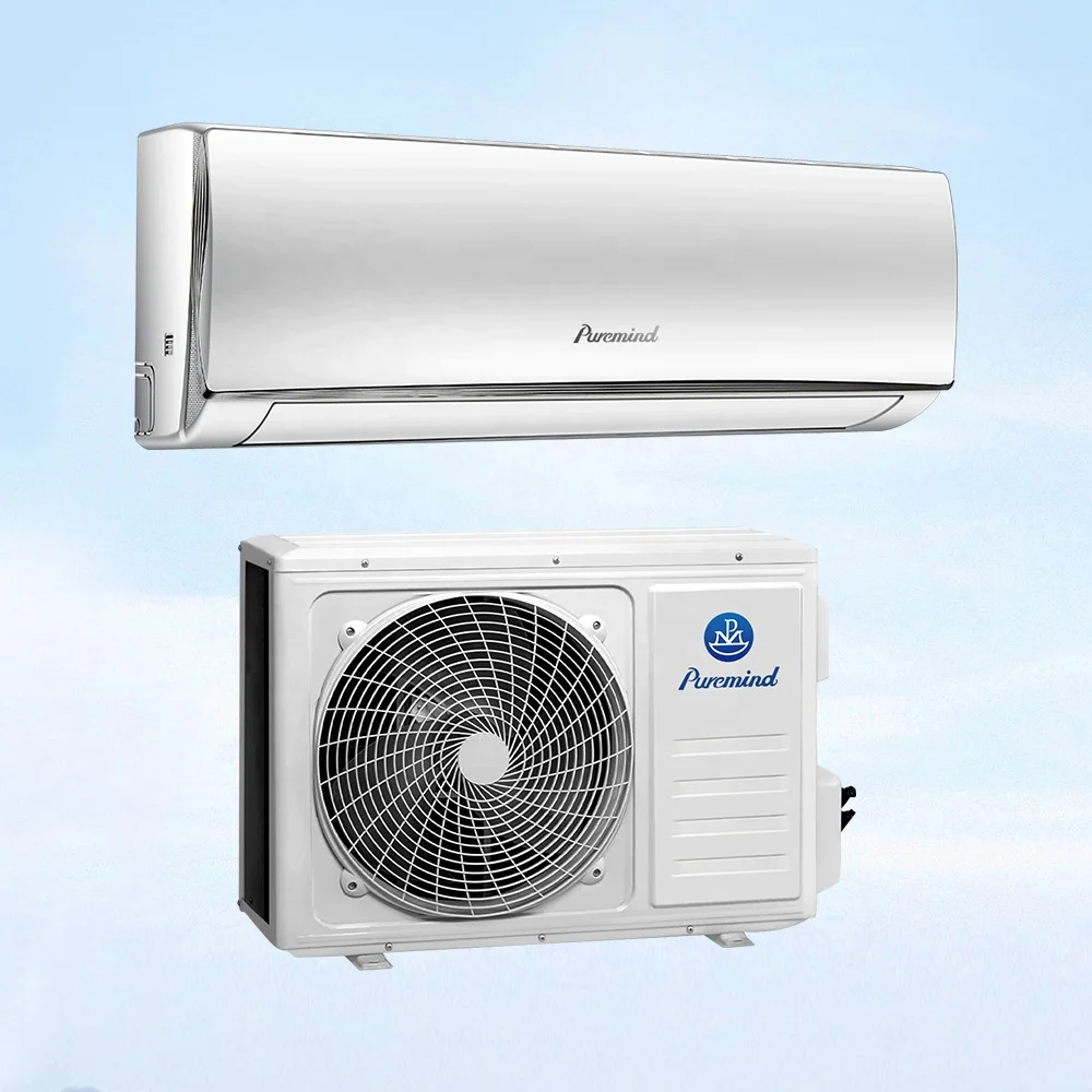 

Puremind R410a DC Inverter Cooling Only AC Unit Wall Mounted Air Conditioning System Mini Split Air Conditioner 9000Btu-24000Btu