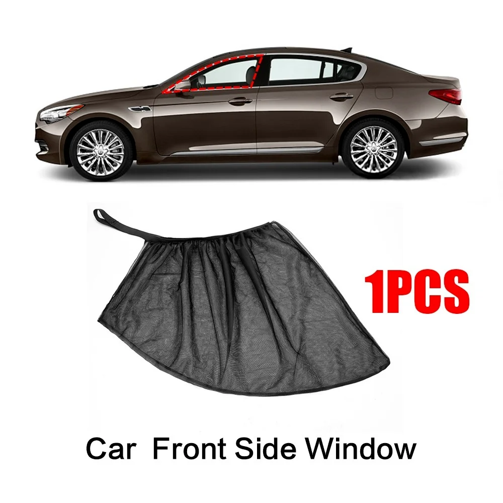 

Car Sunshade Mesh Auto UV Protect Curtain 1pc Car Mosquito Net Covers SUV Front/Rear Side Window Sunshade Auto accessories