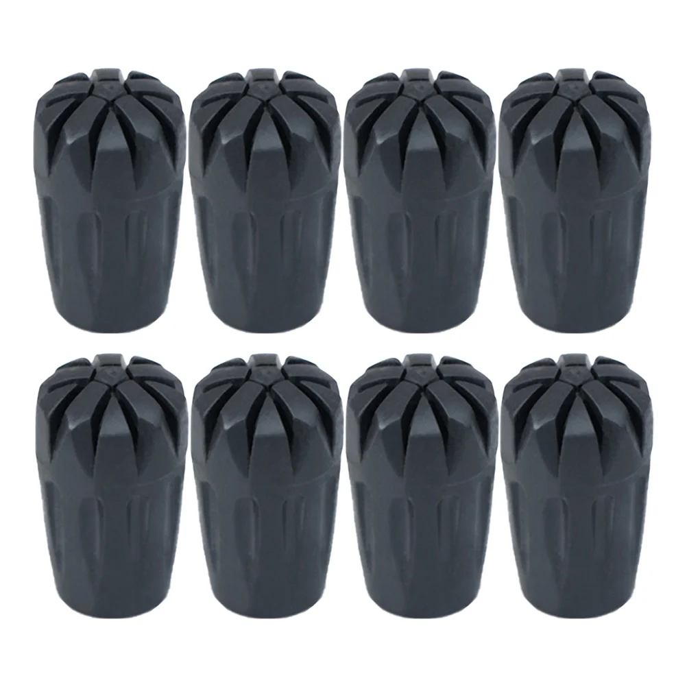 

8Pcs Walking Pole Tips Cover Rubber Trekking Pole Tips Protector Replacement