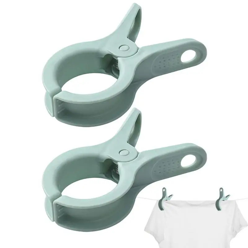 

Beach Towel Clips Clothespins 2PCS Clothes Pins For Beach Chairs Towel Holder Clips Fashion Bright Color Beach Accessories For