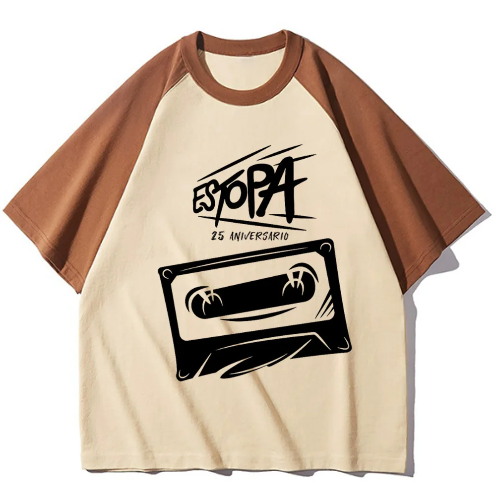 Estopa Tee женская Y2K дизайнерская аниме топ одежда манга