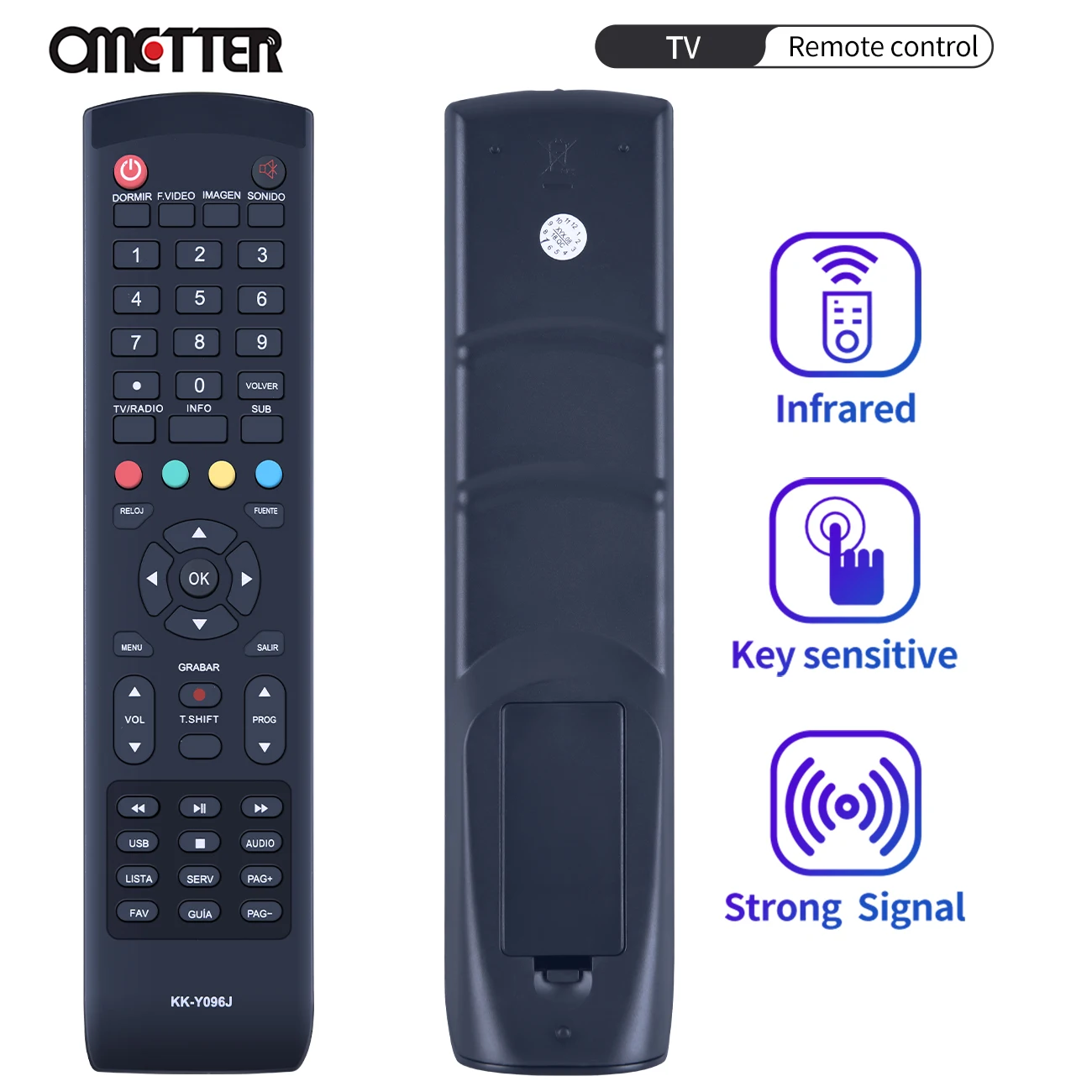 

New KK-Y096J KK-Y096E Suitable for Konka LCD TV Remote Control Controller