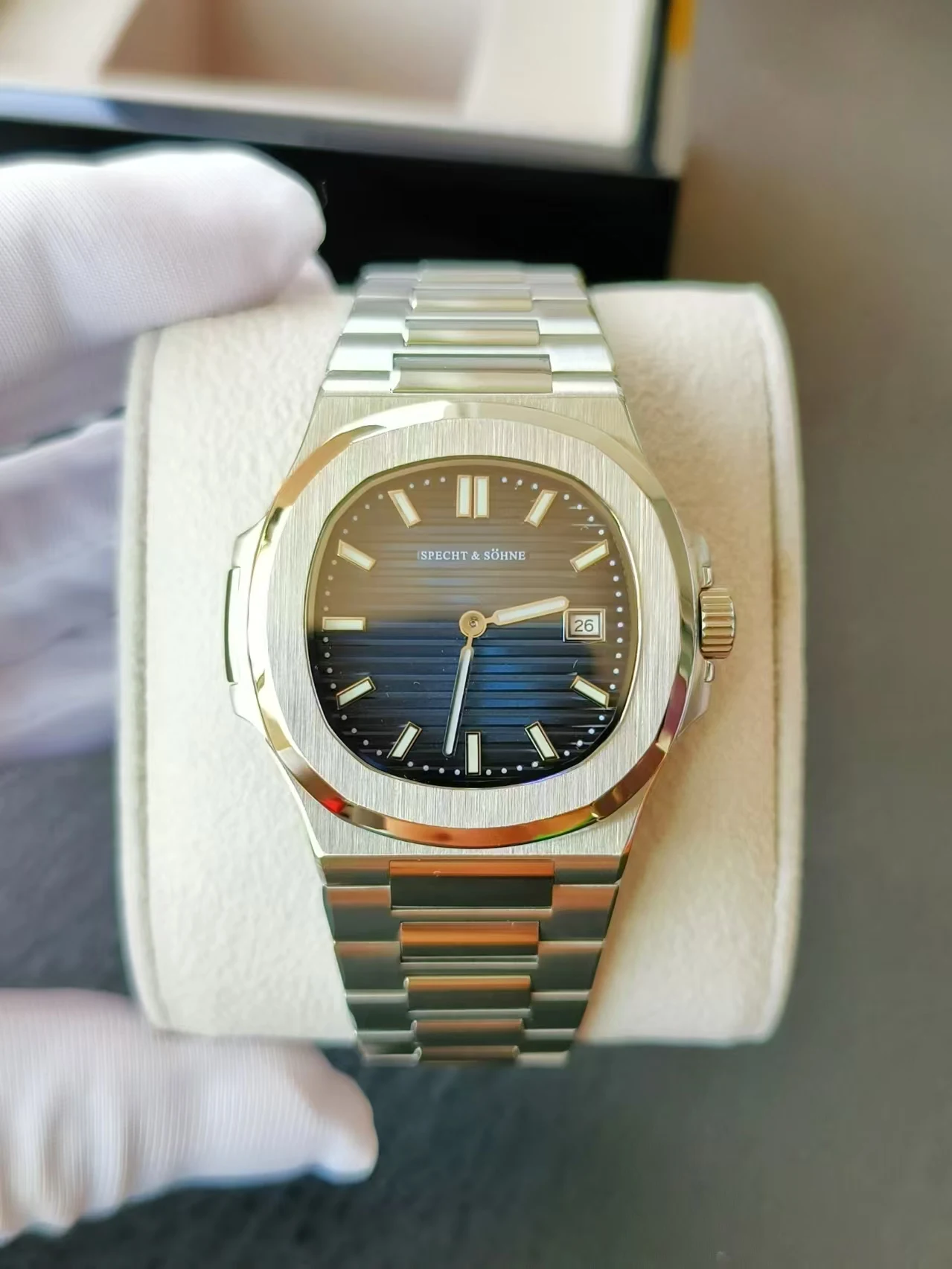 2024 Горячие новые роскошные кварцевые часы Specht &amp Söhne 39 мм для мужчин супертонкие