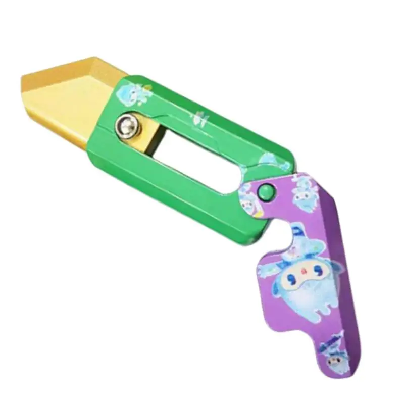 

Резаки для редиса, игрушки для стресса, металлическая игрушка-фиджет, резак Edcs, резак для снятия стресса, выдвижной металлический резак, 3D красочный слайдер