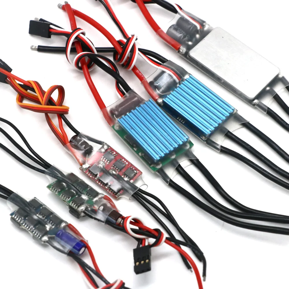 RC 2-3S ESC 6A 8A 10A 12A 15A 20A 30A 40A Электронный регулятор скорости с 5 В UBEC для