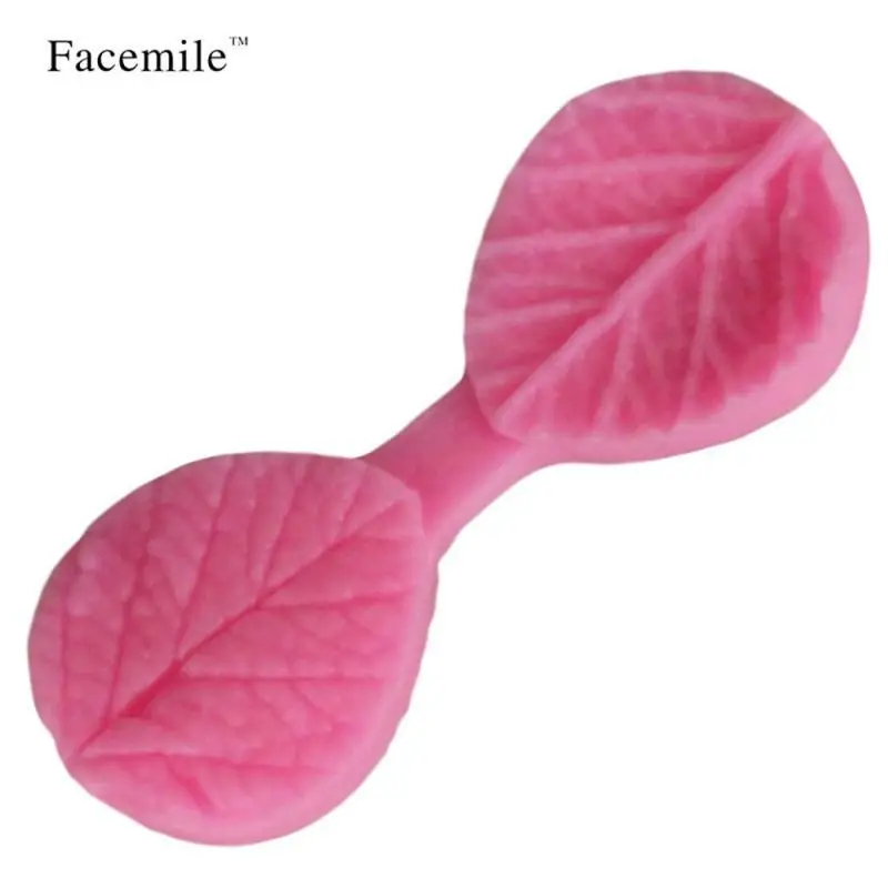 

Leaf Relief Mold Pink High Temperature Resistance Not Easily Deformed Low Temperature Resistance Easy Demoulding Baking Supplies