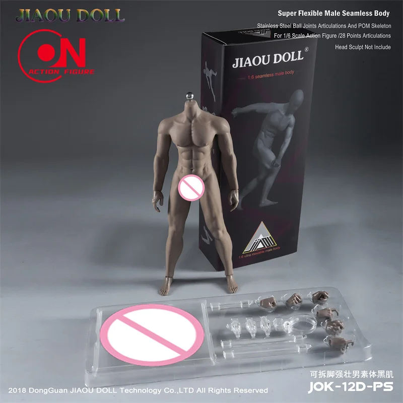Кукла JIAOU 1/6 JOK-10A JOK-11C JOK-12D сильный мужской супер-гибкий бесшовный корпус со