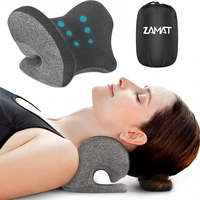 neck shoulder stretcher relaxer cervical chiropractic traction device pillow for pain relief cervical spine alignment massager