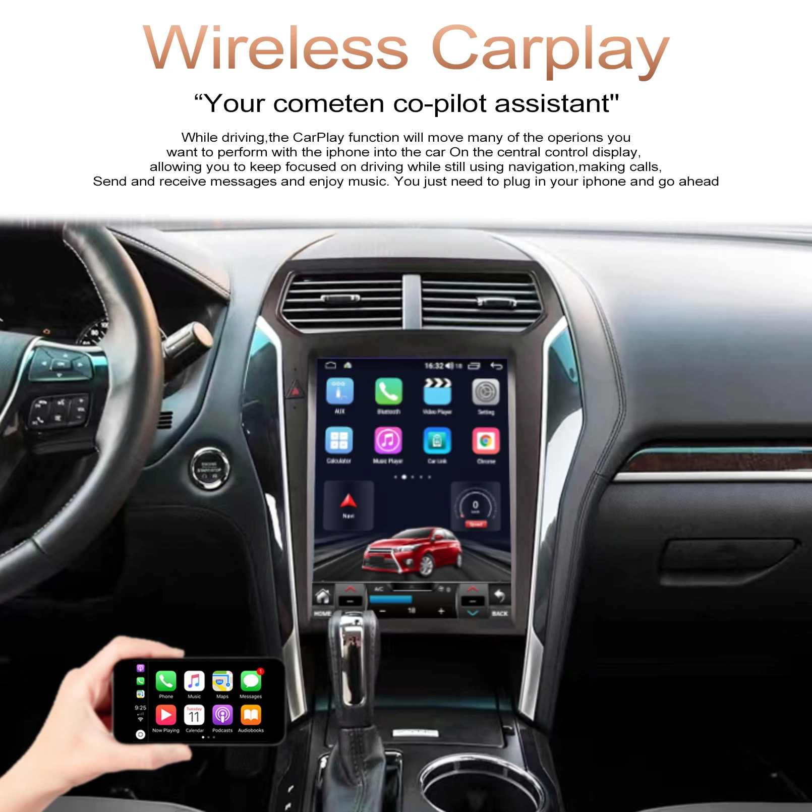 Android 11 автомобильный радиоприемник стерео для Ford Explorer 2011-2020 Dvd мультимедийный