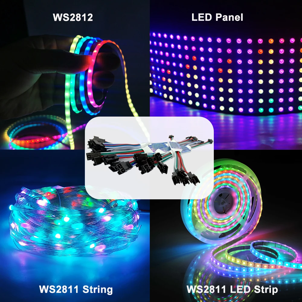 Светодиодный усилитель сигнала TTL повторитель контроллер 2 в 1 для WS2812B WS2811 WS2813 WS2815