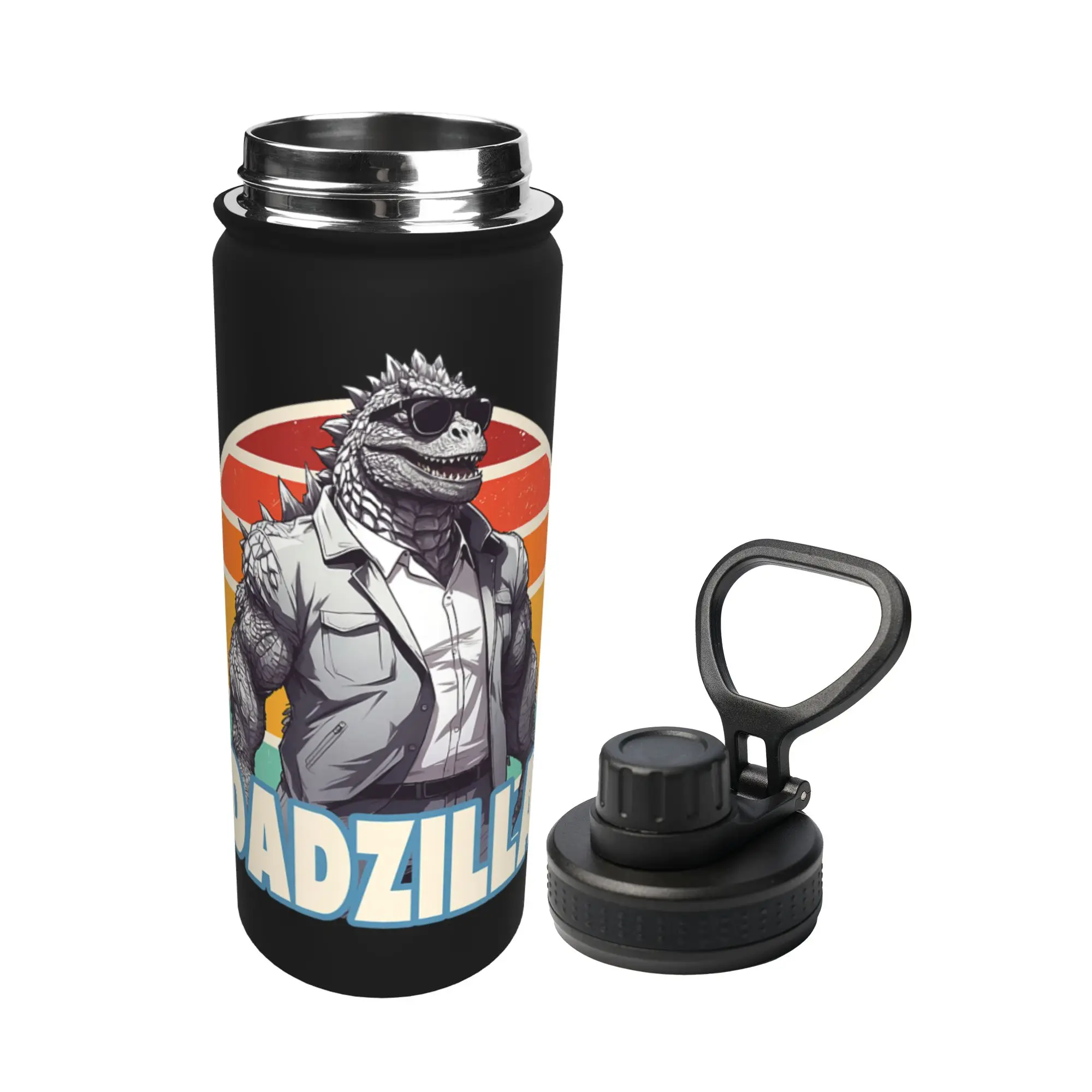 Фото Термокружка Monster G-Godzillas 18OZ, спортивная, из нержавеющей стали, для кофе, 18OZ №2