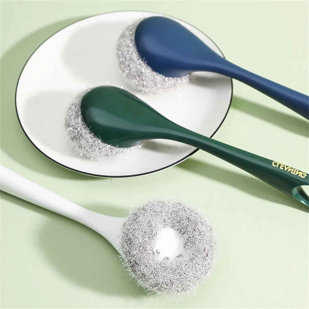 

Long Handle Brush Dishwasher Brush Can Be Hung Pot Wash Multifunctional Pot Brush Cleaning Brush Convenient