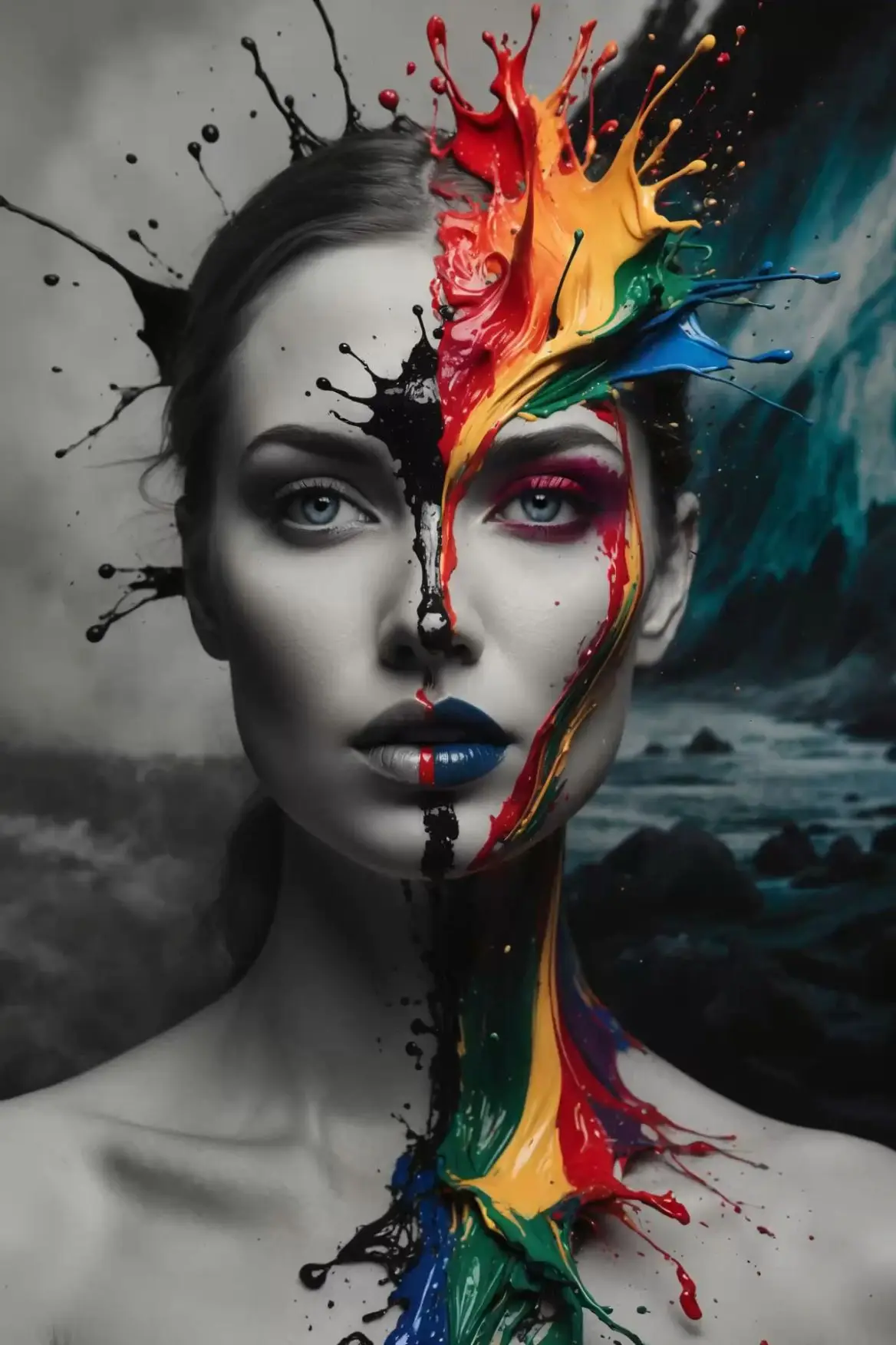 

Печать на холсте "Современная женщина"