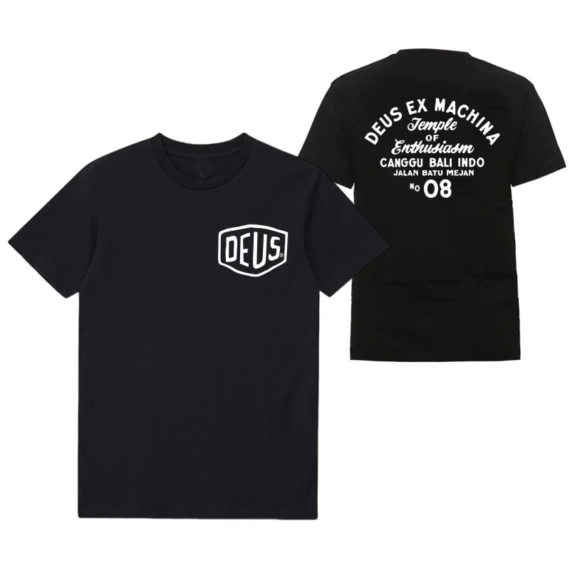Лето 2022 новинка DEUS EX MACHINA мужская и женская футболка в стиле ретро Y2K повседневная