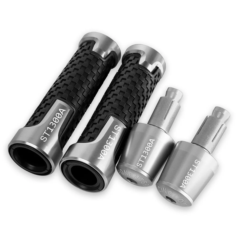 

FOR HONDA ST1300A 2003 2004 2005 2006 2007 2008 2012 Motorcycle CNC Non-slip Hand Grips Handle Bar Handlebar Grip End Cover Cap