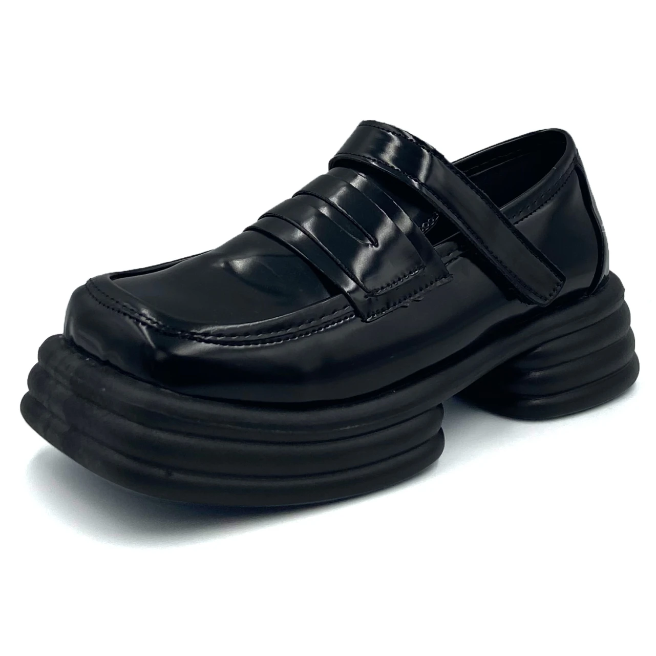 

Flats Women's Shoes 2022 Spring Winter New Chunky Mules British Style Lazy Shoes Fashion Casual PU Dress Square Toe Oxford Shoes