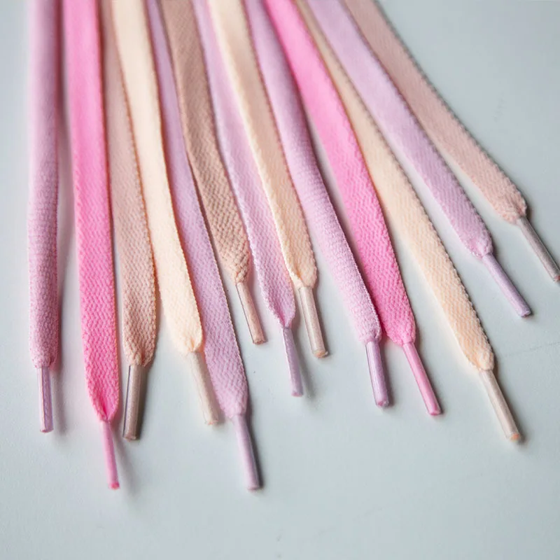 Travis X Pink Series Shoelaces 60-180 Cm Jumpman Basketball Shoes 2021 Flat Type Ropes For Kid Adult Unisex