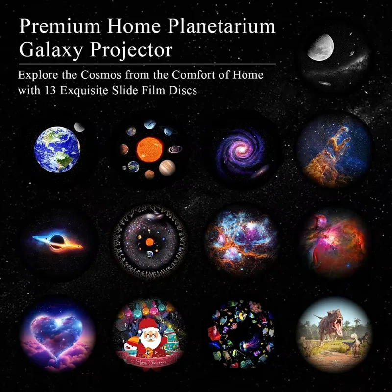 13 1 планетарий 4K Метеорит Галактика Звезда проектор умный вращение на 360 градусов