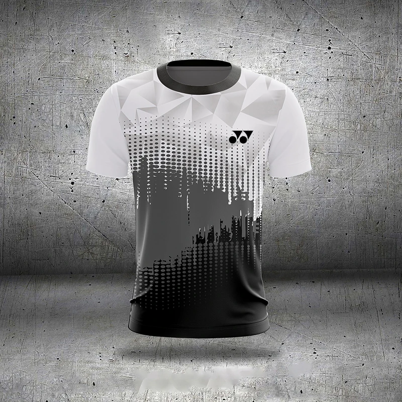 

Quick Drying Table Tennis Clothes Men's T-shirt Printing Badminton Uniforms Women Training T shirt Boys Breathable Sportswear