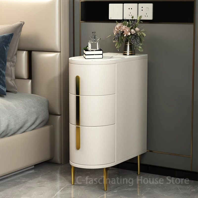 

Mobile Meja Kabinet Samping Tempat Tidur Kayu Solid Nordic untuk Lemari Luxury Furnitur Kamar Tidur Lampu Meja Home Furniture WY