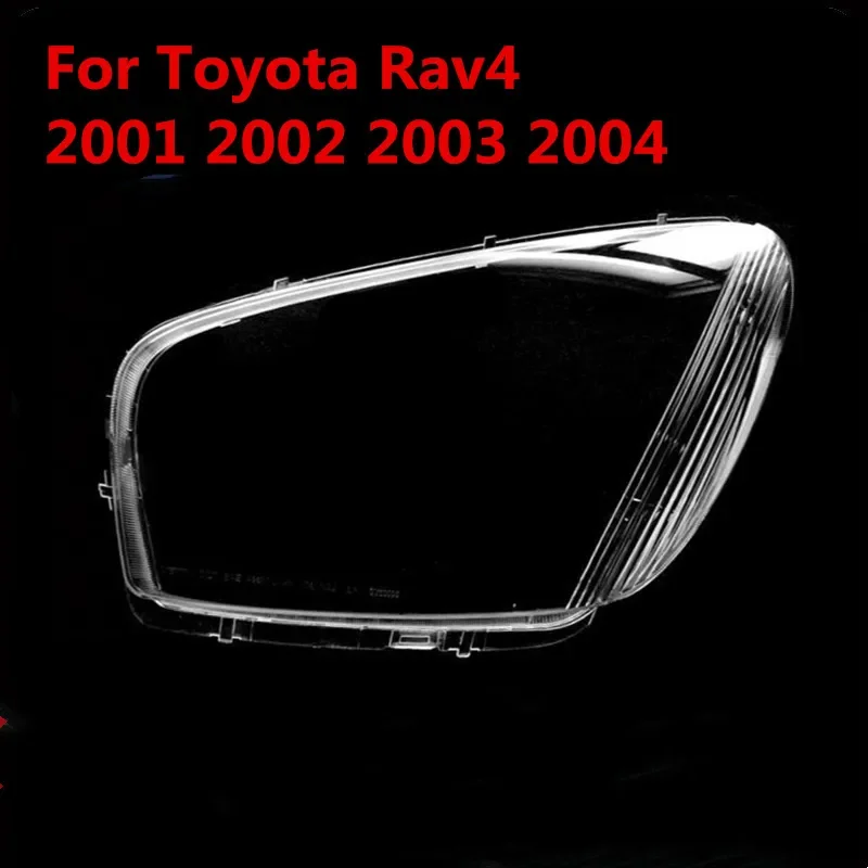 Фото HTTCY     Крышка фар автомобиля, прозрачный абажур, стекло линзы для Toyota Rav4 2001 2002 2003 2004 №1