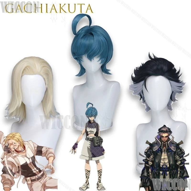 Фото Парик для косплея Gachiakuta Kutony Cthoni Zodyl Fluffy Teased Top из термостойкого волокна, с отстегивающимися ахаогами, для фестивалей и Comic Con №2