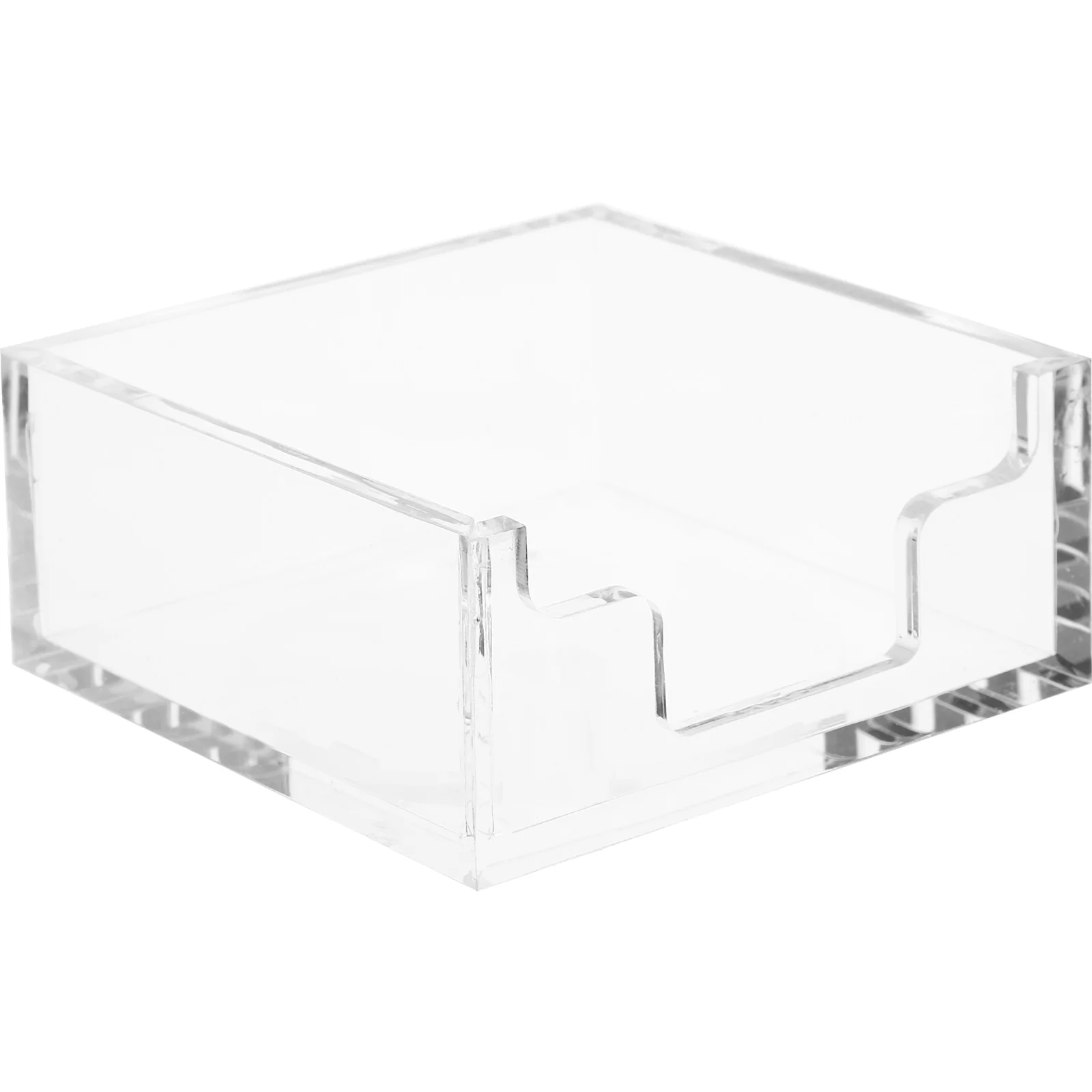 

Napkin Holder Box Tissue Acrylic Multi Container Accessory Room Living Desktop Square Serviette Case Household Tablefunction