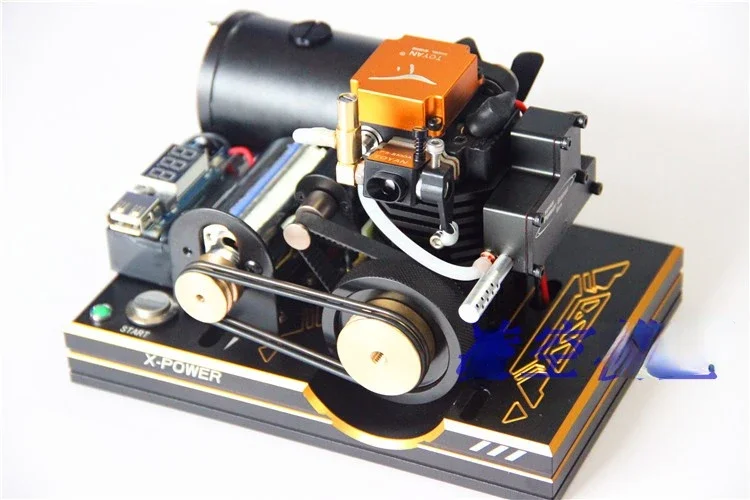 Миниатюрный четырехтактный бензиновый метанольный генератор постоянного тока 12