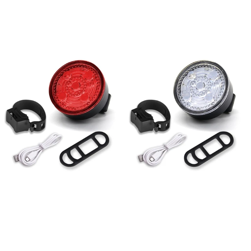 

Night Riding Warning Taillight Monochrome Red / White Light Outdoor Bike Drop Shipping