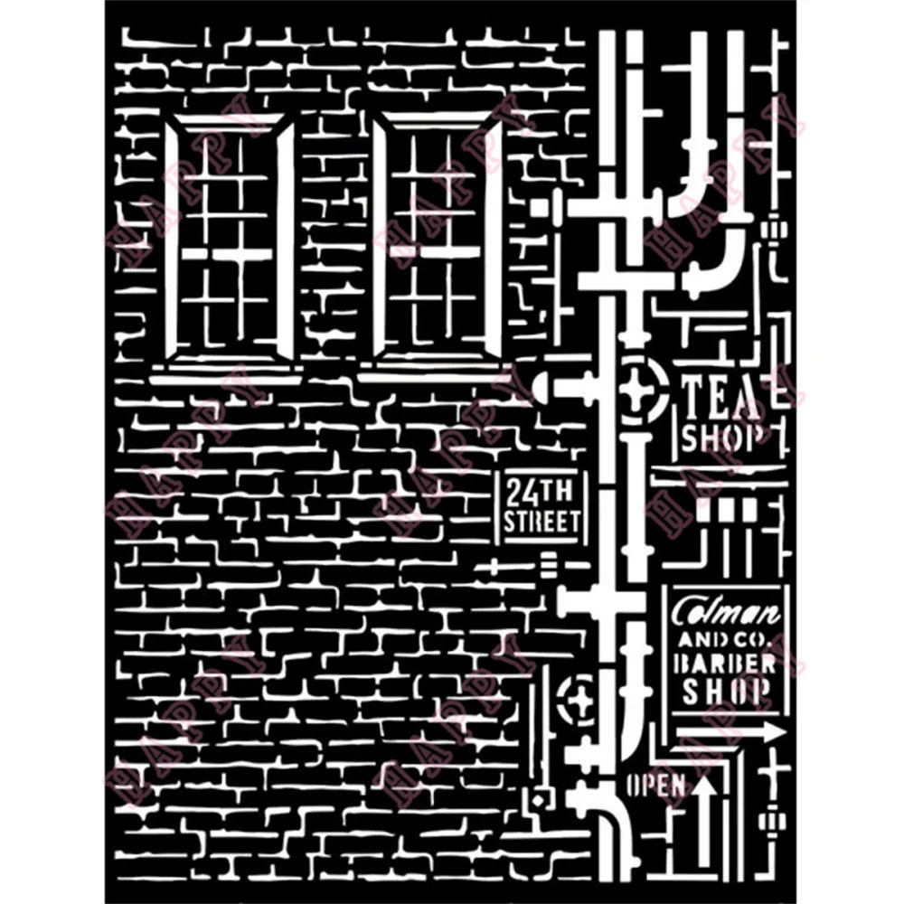 

2022 New Arrival Aviator Wall and Pipes Scrapbooking Diary Diy Album Greeting Decoration Coloring Templates Cards Handmade