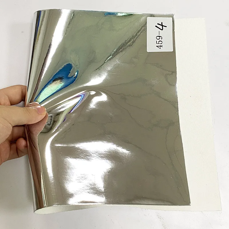 

XHT Metallic Laser Mirror Effect Solid TPU Surface Synthetic Leather Fabric Sheet for Making Shoe Upper/Bag/Handbag/Earring/Belt