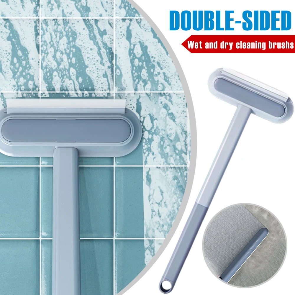 

Newest Double-Sided Wet & Dry Dual-Use Cleaning Tool Professional Window Cleaner Brush Glass Cleaners For Home