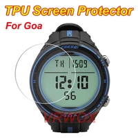 3pcs protector for cressi goa dive watch computer watch clear tpu nano film screen guard accessories