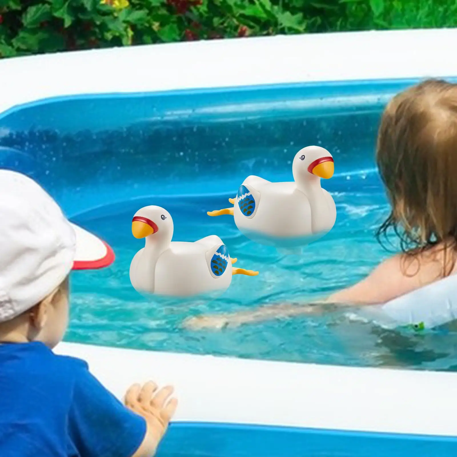 

Портативная Игрушка для ванны в виде лебедя, летняя водная игрушка, сенсорные игрушки, игрушка для активного отдыха, время бассейна, детская игрушка для ванны, для плавания