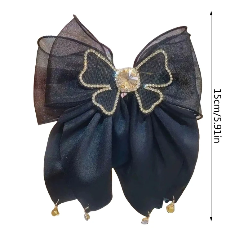 Заколка для волос с косами горячих девушек многослойная пряжа в форме банта