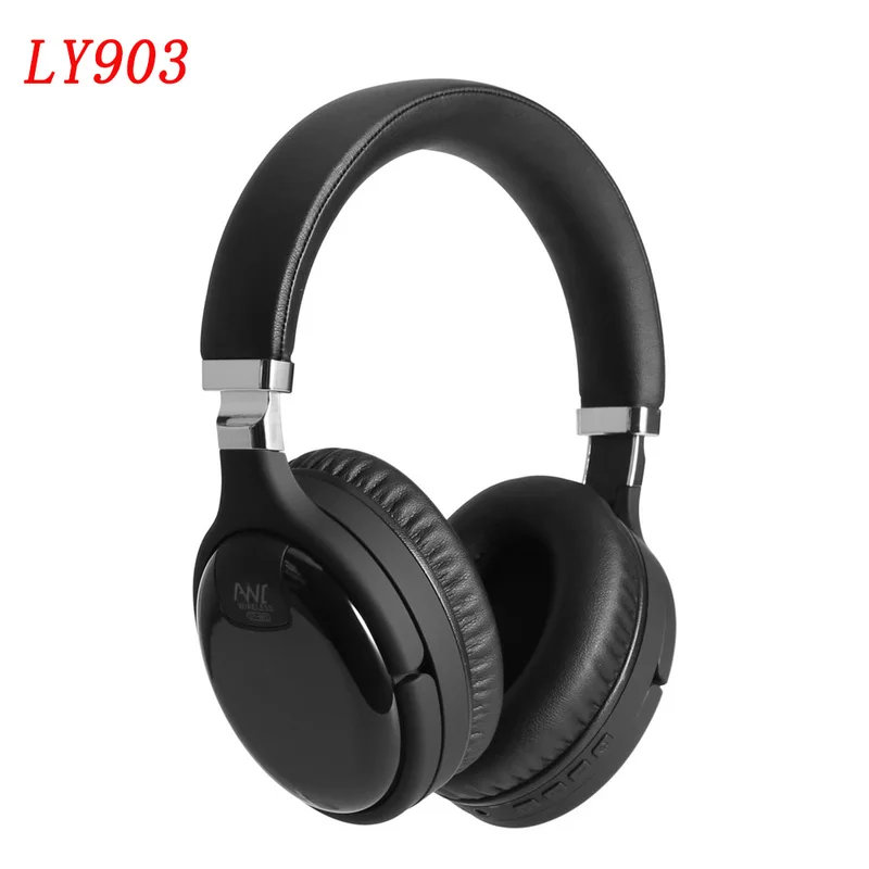 

New LY903 Wireless Bluetooth 5.0 Deep Noise Cancelling Bilateral Stereo Power Display Neutral Headphones